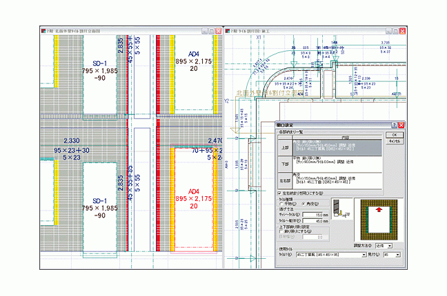 施工図作成システム J-BIM 施工図CAD 関連画像