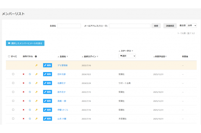 オンラインスクール構築システム StandOn（スタンドオン） 関連画像