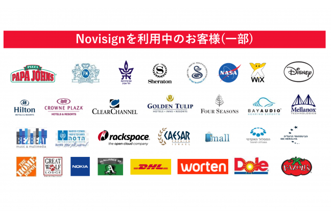 NoviSign / クラウド配信型デジタルサイネージ 関連画像