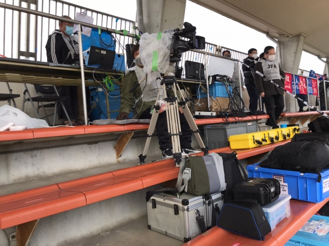 『インターネットライブ配信サービス 関連画像』サッカー大会撮影カメラ