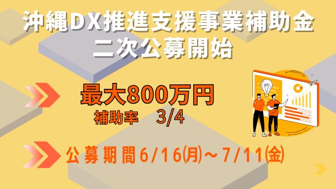 令和7年度 沖縄DX推進支援補助金